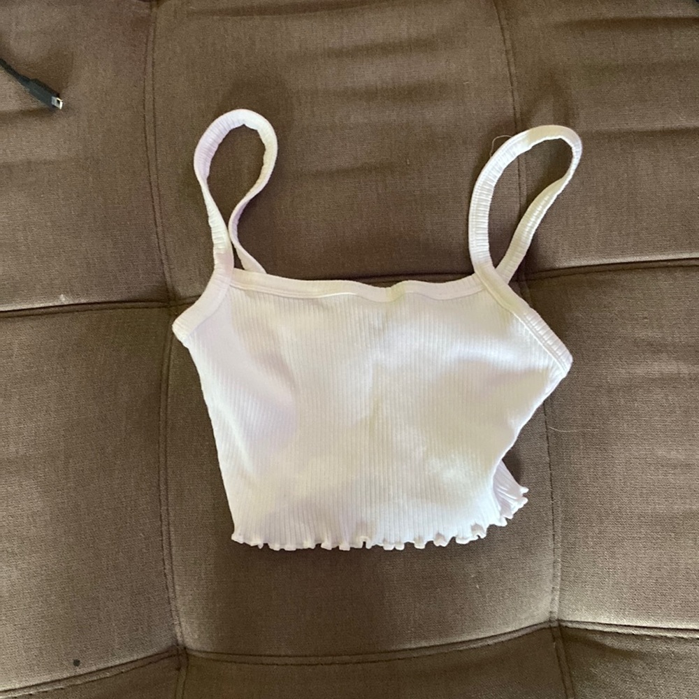 SHEIN white crop top